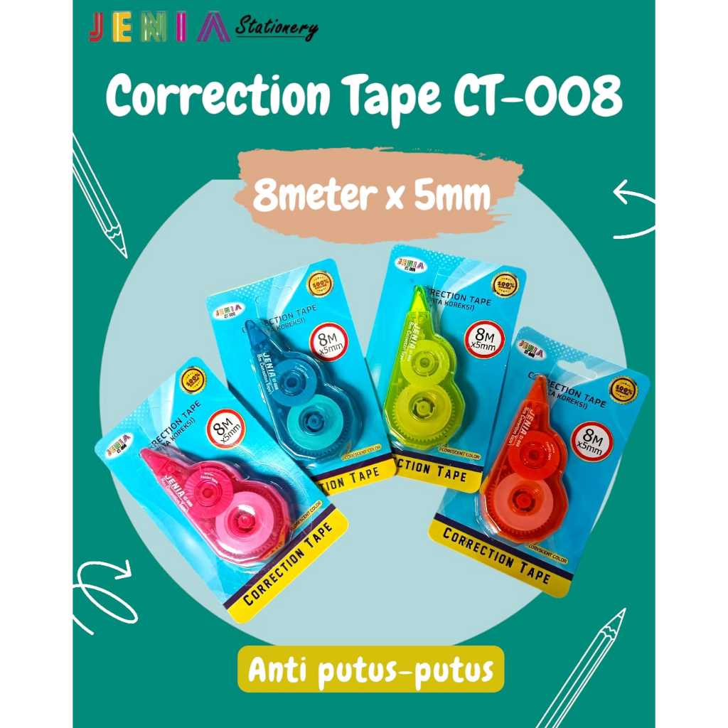 

Correction Tape Jenia CT-008 8Meter