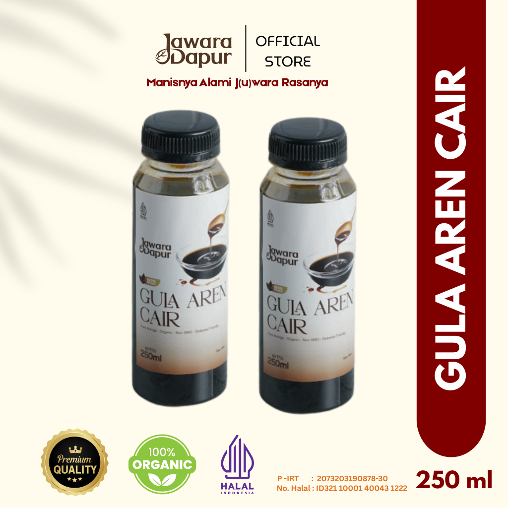 

JAWARA I Gula Aren Cair PREMIUM QUALITY Jawara Dapur 250 ml