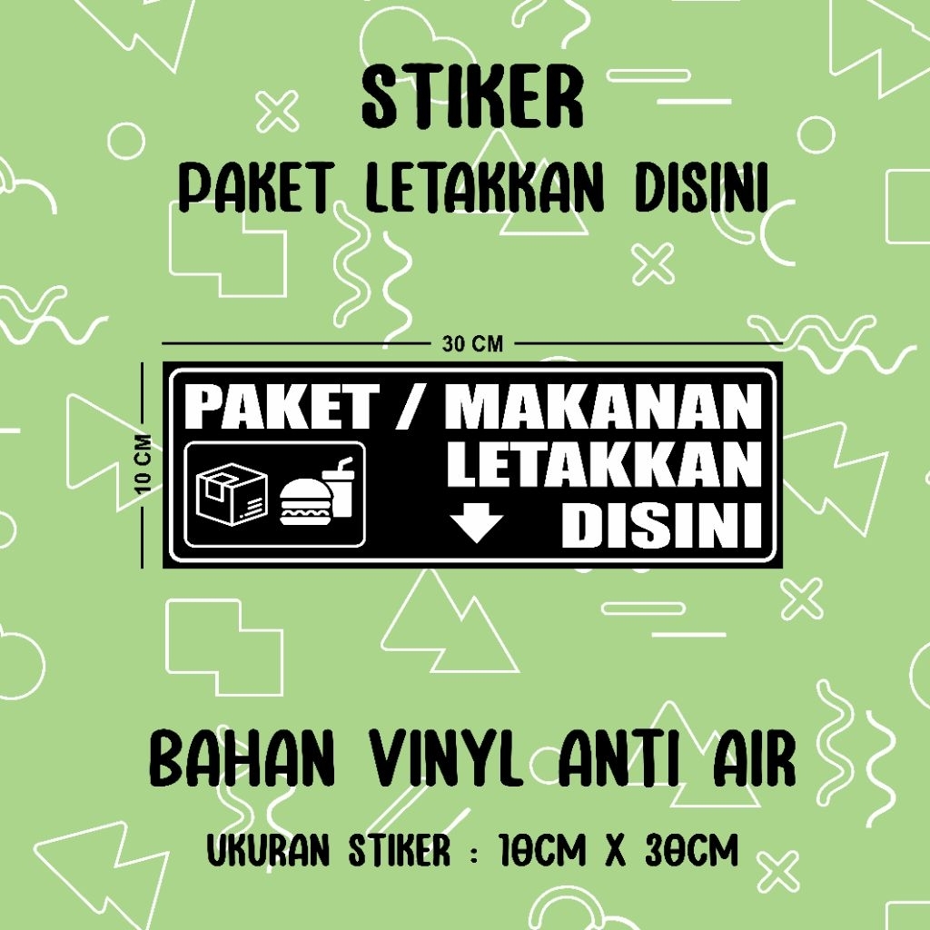 

Stiker Paket Letakkan Disini Stiker Makanan Dan Paket Letakkan Disini Paket Letakkan Di Dalam Pagar