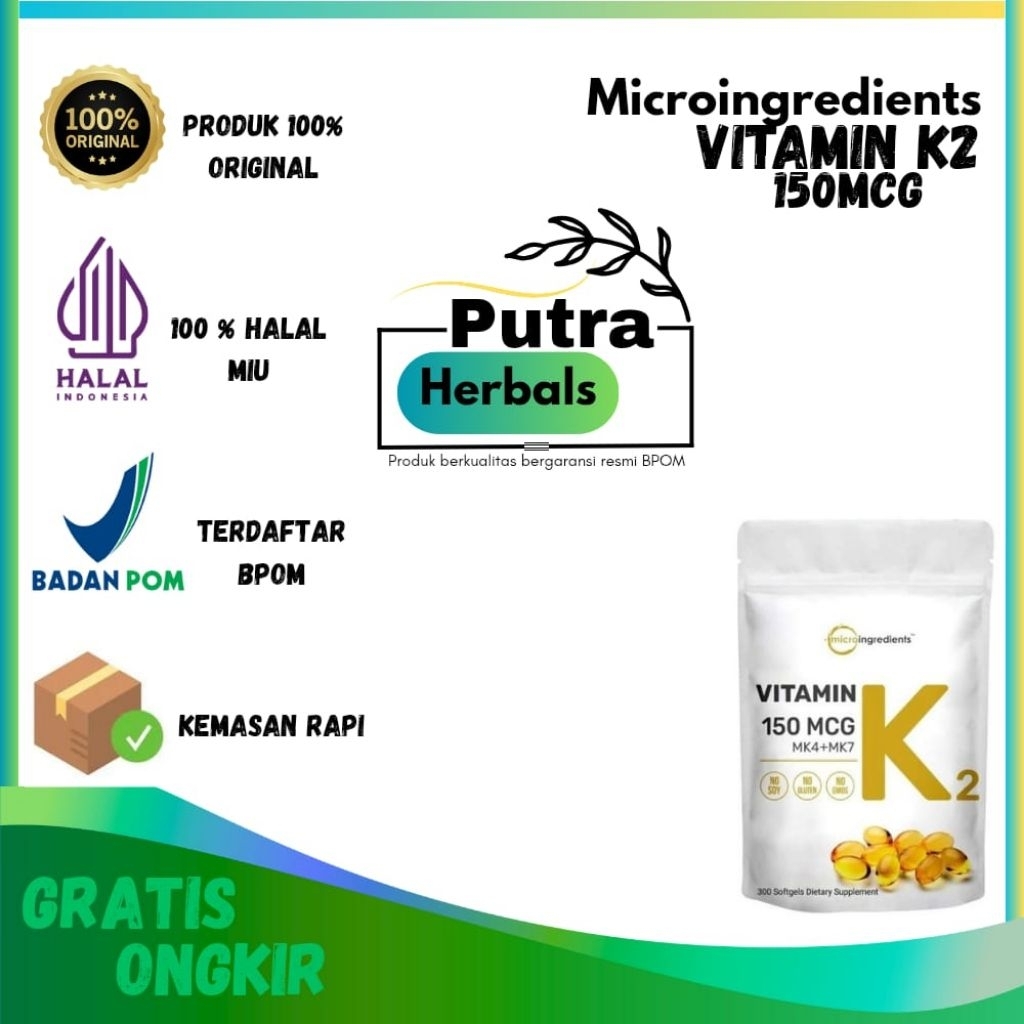 PROMOVITAMIN K2 150 MCG MICROINGREDIENTS 300 SOFTGELS ASLI