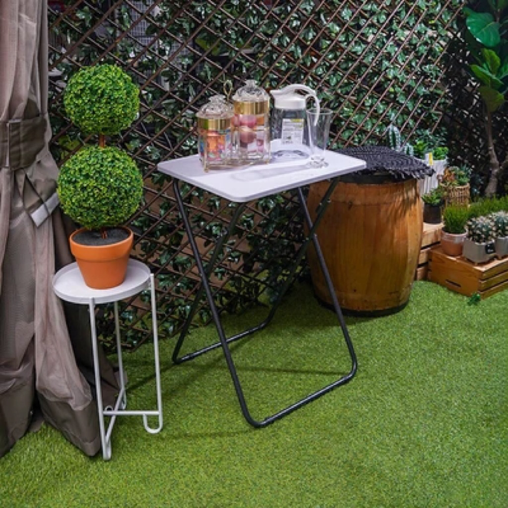 KRISBOW MEJA LIPAT PERSONAL PUTIH OUTDOOR & INDOOR 48 X 38CM /KRISBOW PERSONAL TABLE WHT GRY (48X38C