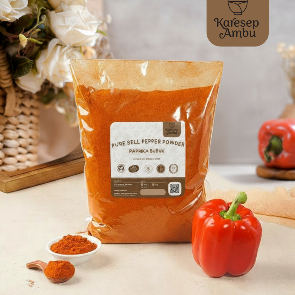 

Paprika Bubuk 1kg / Pure Bell Pepper Powder 1kg Premium