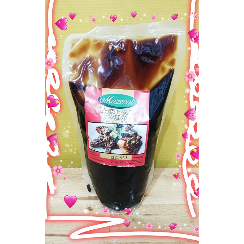MAZZONI SAUSAGE TERIYAKI 1KG/ SAUS TERIYAKI