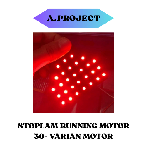 STOPLAMP RUNNING 11 MODE BISA AUTO DAN MANUAL | PCB STOPLAMP RUNNING MOTOR TERLENGKAP | PCB Stoplamp