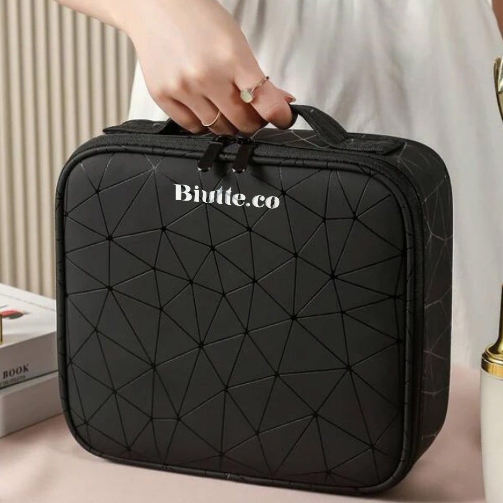 Tas Kosmetik Make Up Travel Organizer Bag Waterproof - FSS-25 - 7CTP3HBK Black