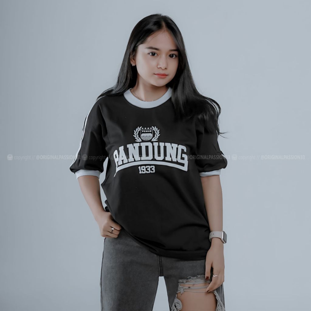 Baju Kaos Ringertee Persib BANDUNG 1933 Distro Casual Pria Wanita Dewasa