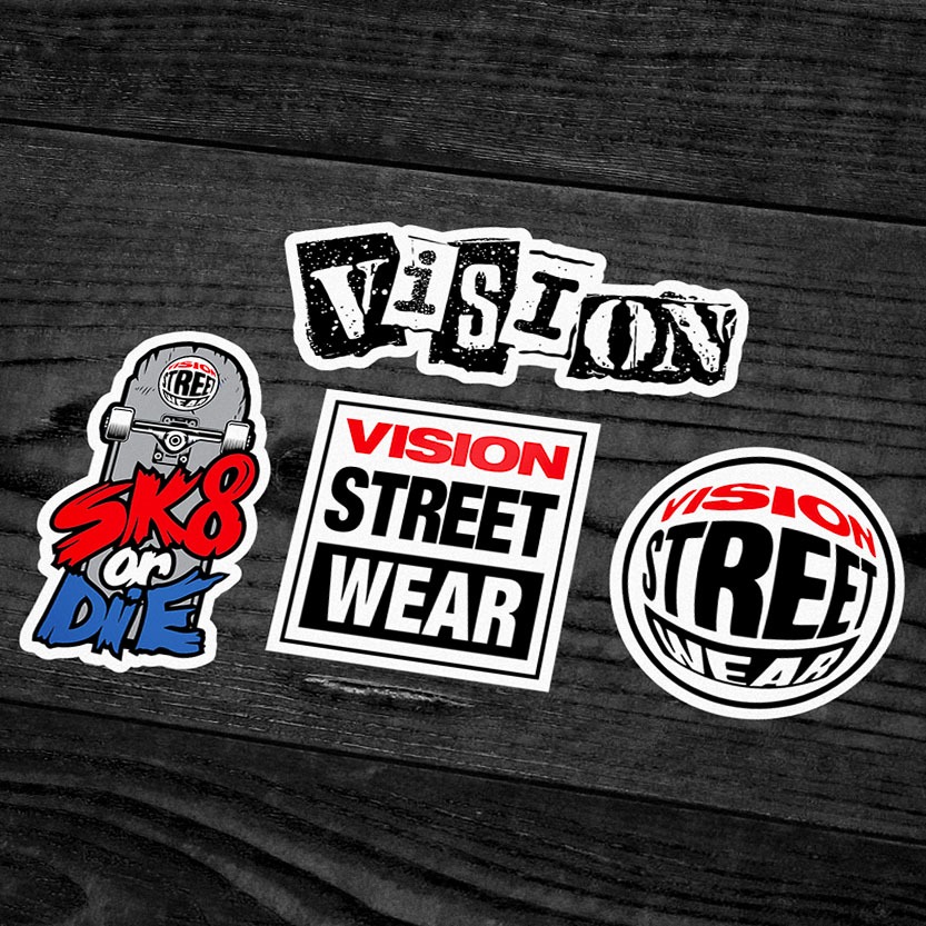 VISION STREET WEAR - Sticker Pack Brand VISION STREET WEAR (BOOTLEG)