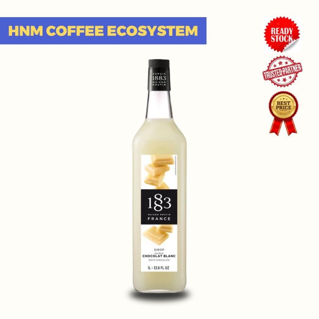 

White Chocolate Syrup 1883 Maison Routin 1L
