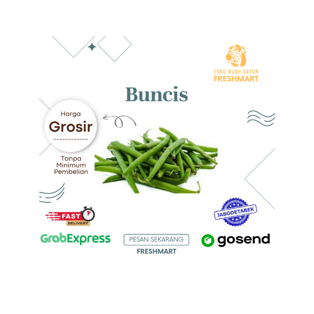

Buncis Fresh 250 Gram Harga Murah