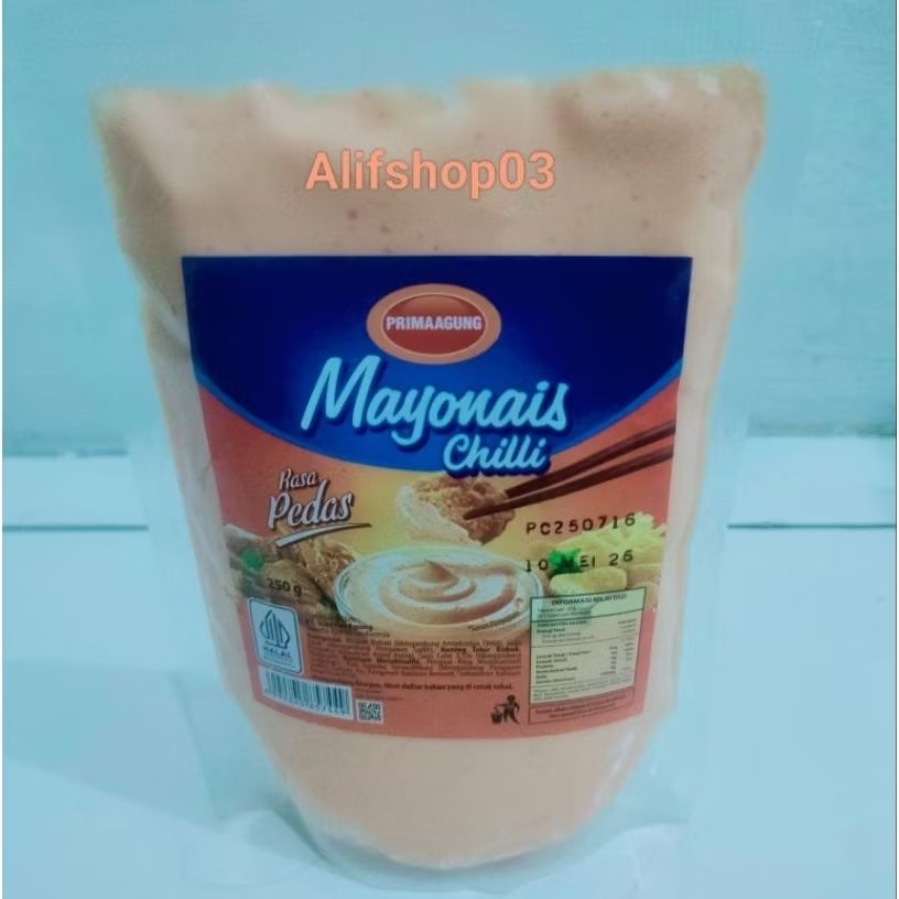 

Mayonais Chilli Pedas 250gr | Prima Agung