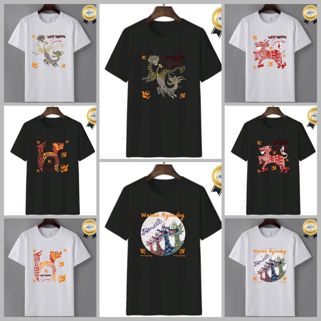 KAOS BATIK WARAK NGENDOG SEMARANG SUVENIR KHAS ASLI SEMARANG (DEWASA)