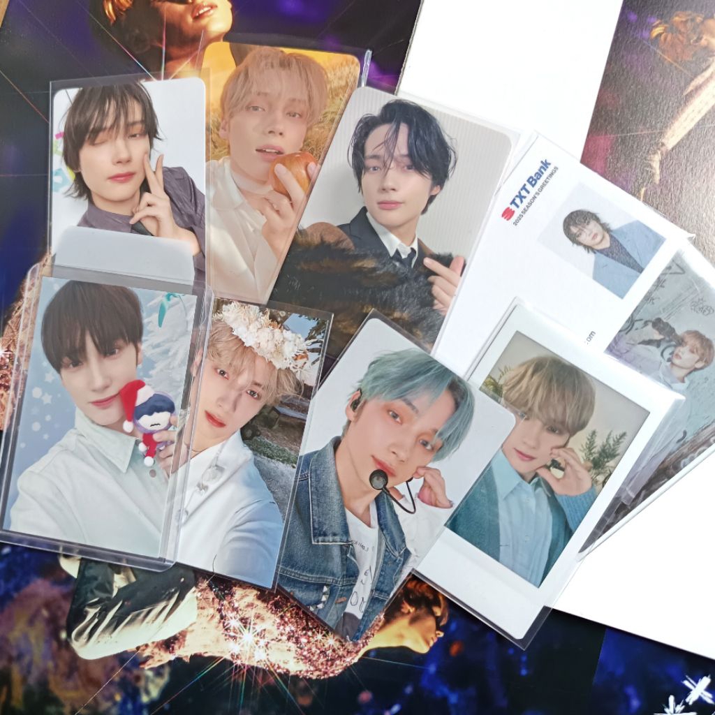 Txt Photocard Hueningkai Counting Stars Sanctuary CGV kr Decokit 2025 DMM Temptation lucky draw Soun