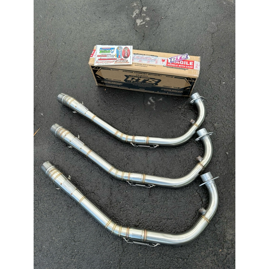 PIPA LEHER KNALPOT SONIC SUPRA GTR ROADRACE ORIGINAL CTS MUFFLER LOGO