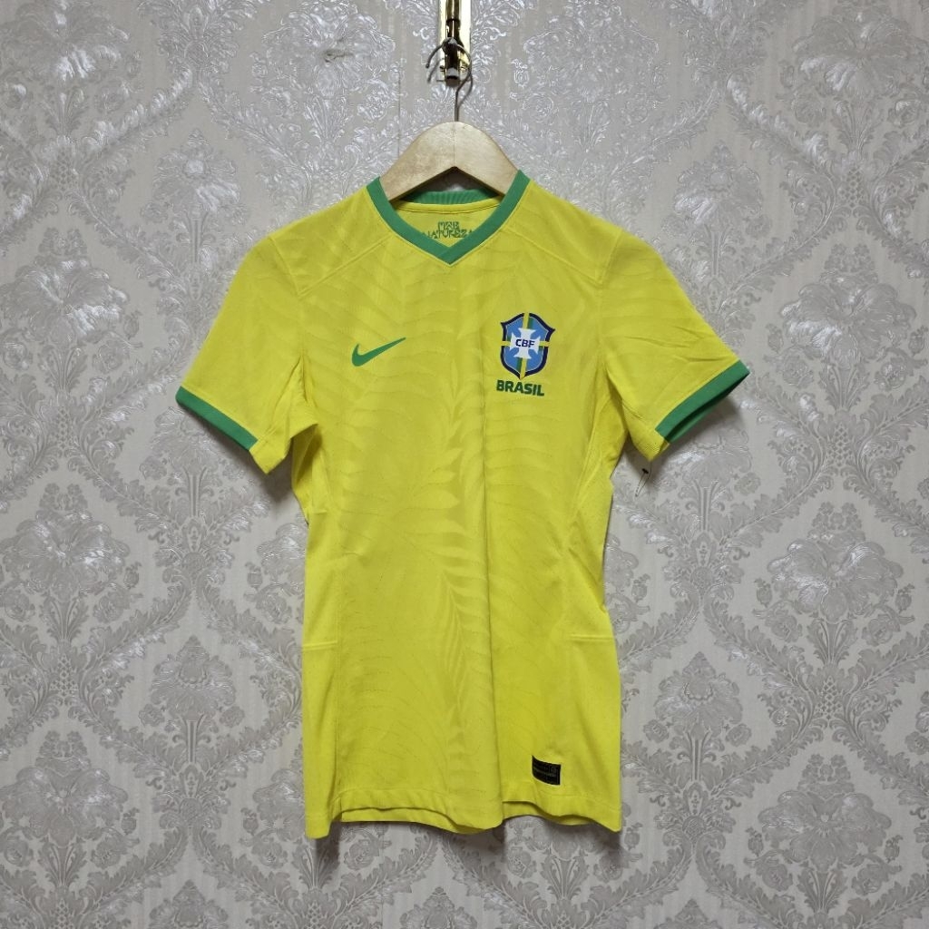 NK BRAZIL BRASIL 2023 MATCH HOME WOMEN'S NIKE DRI-FIT ADV AUTHENTIC FOOTBALL SHIRT - DR3342 740 - BR