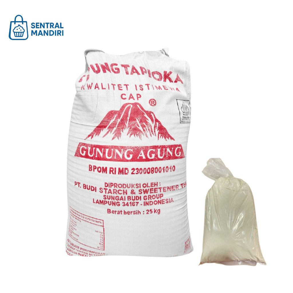 Tepung Tapioka Gunung Agung, Sagu Gunung 1Kg Repack