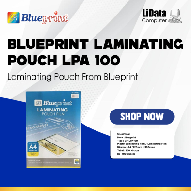 

Plastik Laminating Film BLUEPRINT / Laminating Film 100 Micron - A4