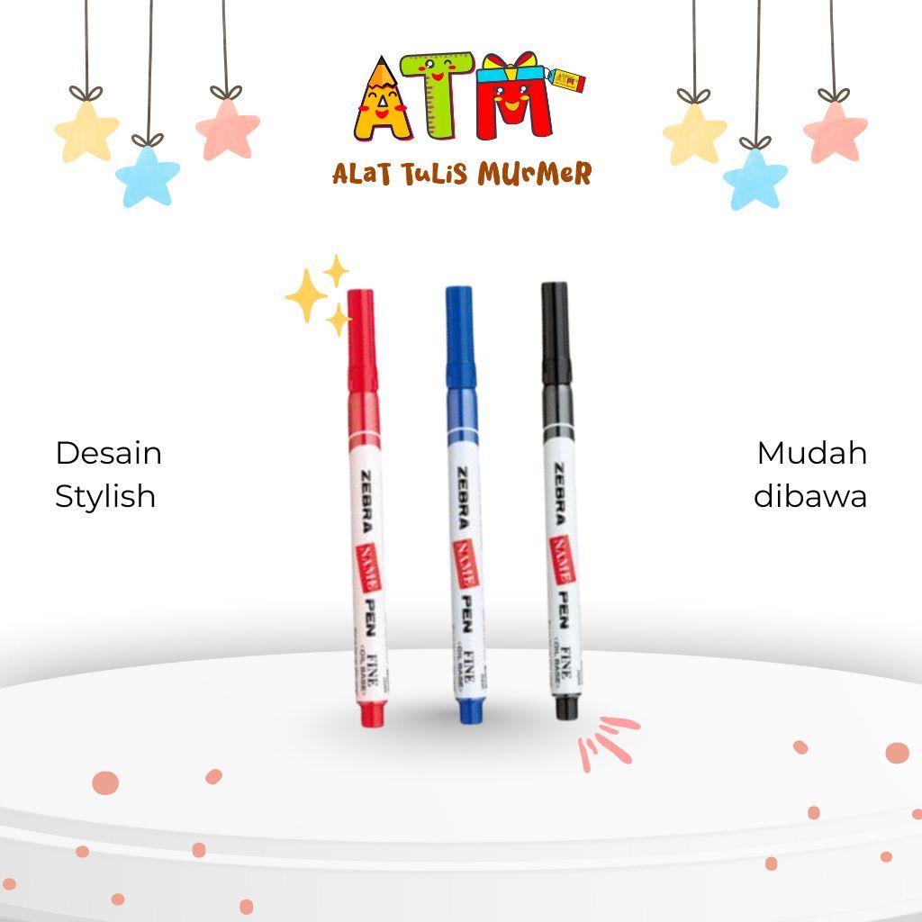 Spidol/Marker/Permanent Marker/Zebra Permanent Marker Namepen Spidol