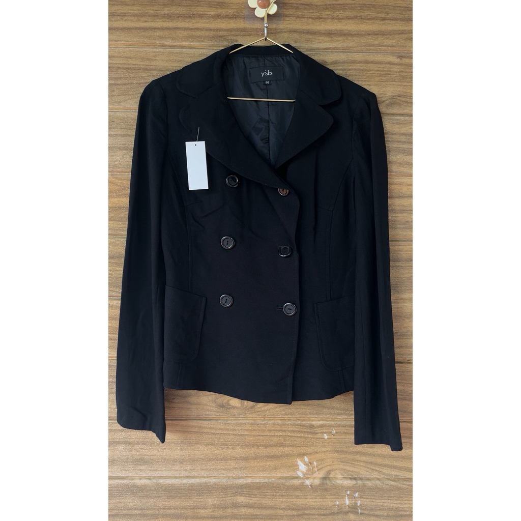 blazer Balmain import Luxury premium kantong kiri kanan Ld 90-95 cm panjang 62 cm