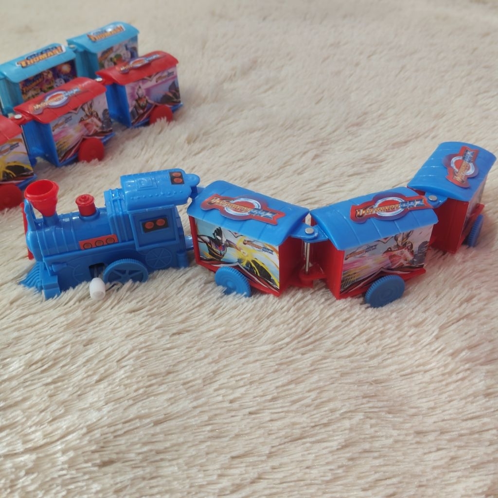 MAINAN KERETA API PUTAR MAINAN ANAK BISA BERGERAK MAINAN KERETA API TANPA BATERAI