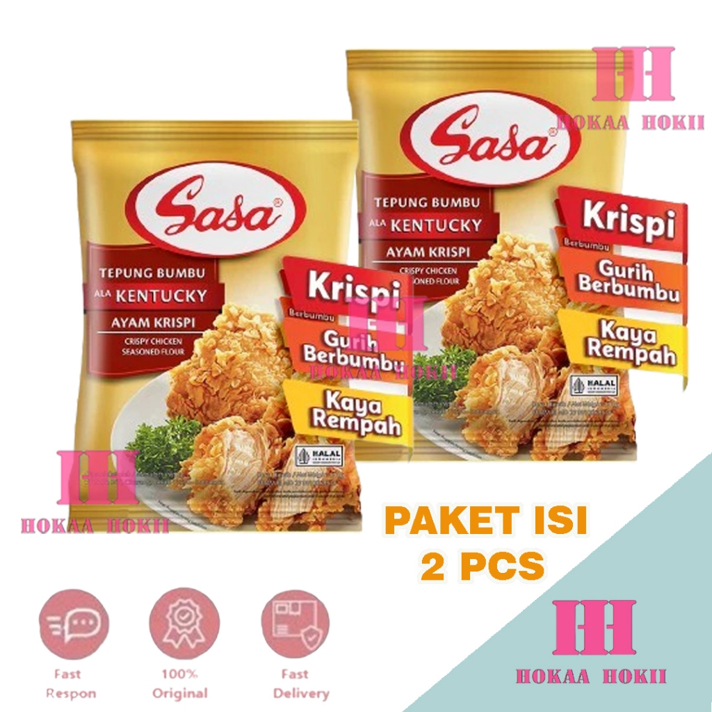 

Sasa Tepung Bumbu Ala Kentucky 850gr - 2pcs