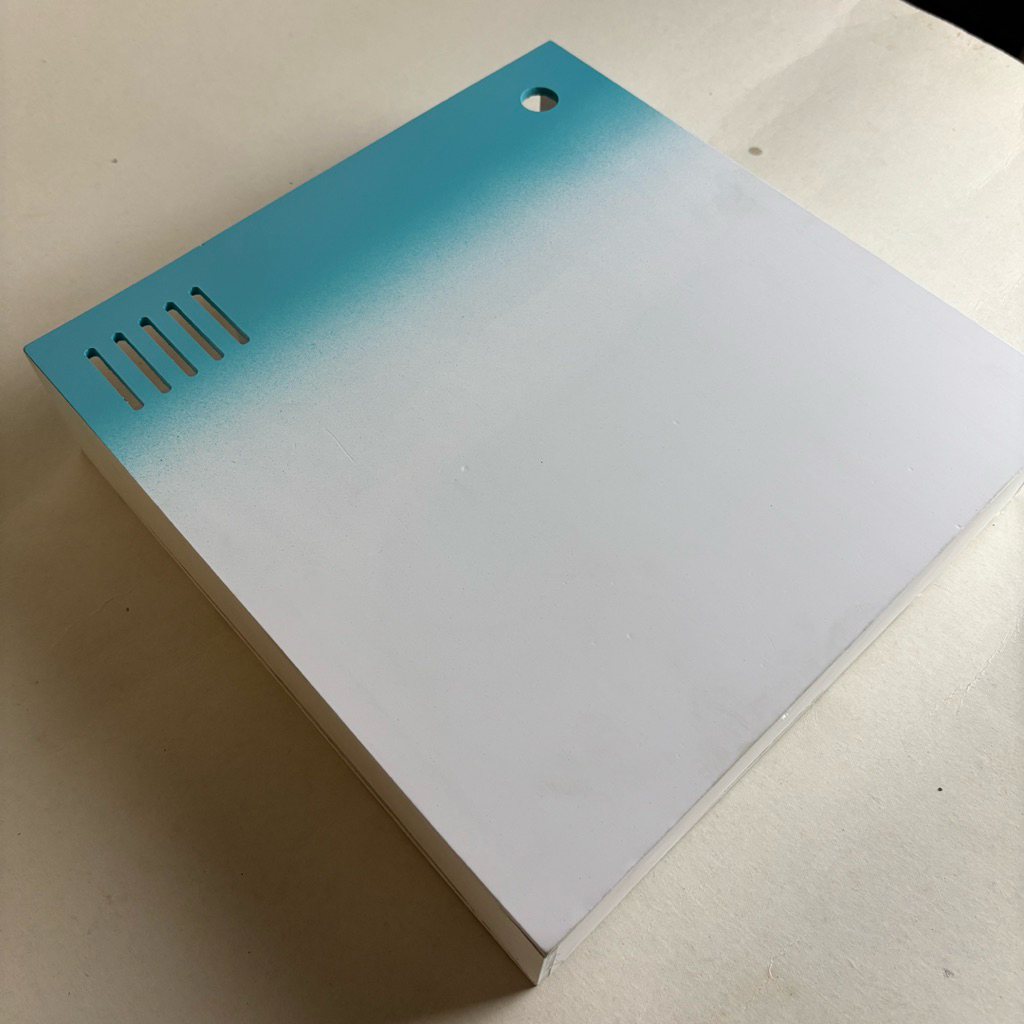 Sump Filter 30 cm Belakang Portable Minimalis Aquarium Aquascape Motif Warna Gradasi