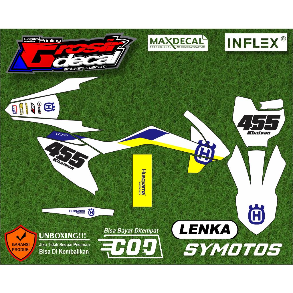 Stiker Striping Trail Mini Mini Trail LENKA 125cc / RFZ 125cc / SYMOTO 110cc Full Body Bebas Reques