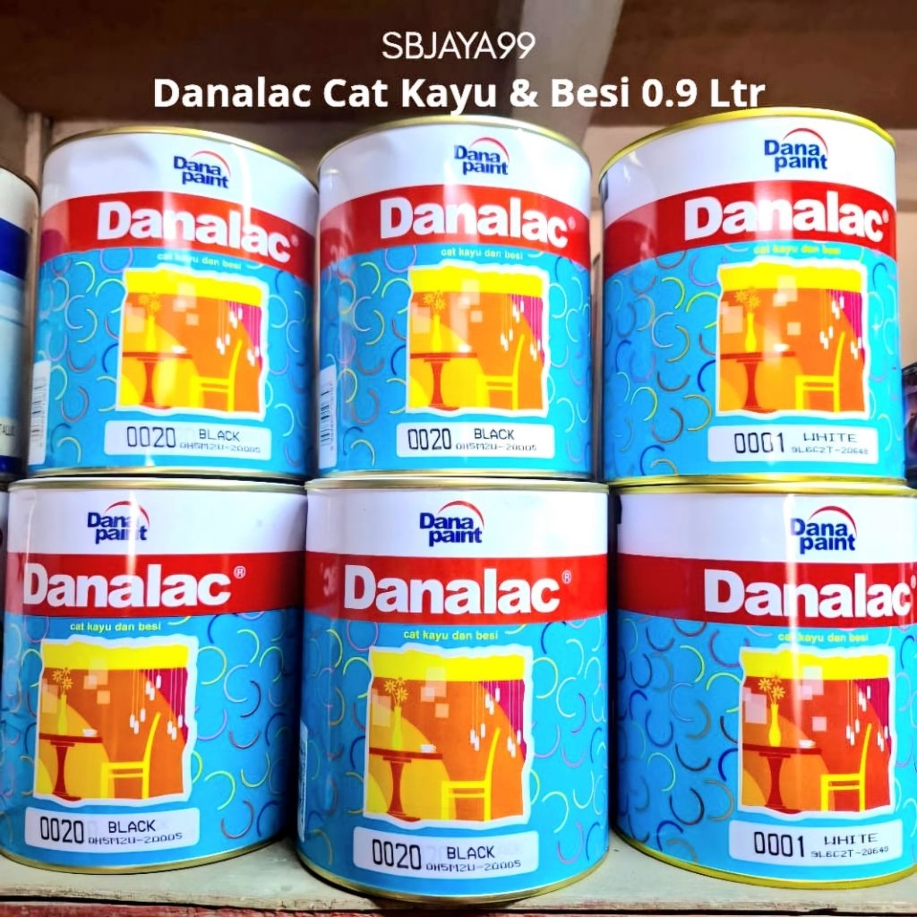 

SBJAYA99 - DANALAC Cat Minyak Sintesis Kayu dan Besi / 0.9 Lt