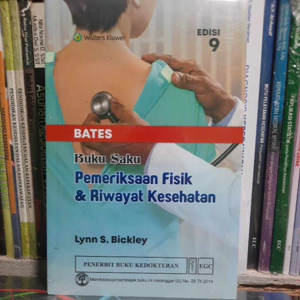 ORIGINAL BATES BUKU SAKU PEMERIKSAAN FISIK & RIWAYAT KESEHATAN EDISI 9