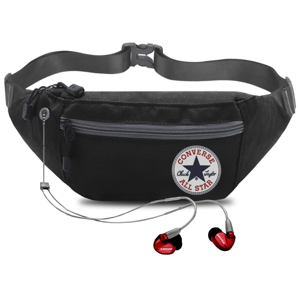 Tas Pinggang Pria Mini Waist Bag Cowok Tas Selempang Laki Soren Selendang