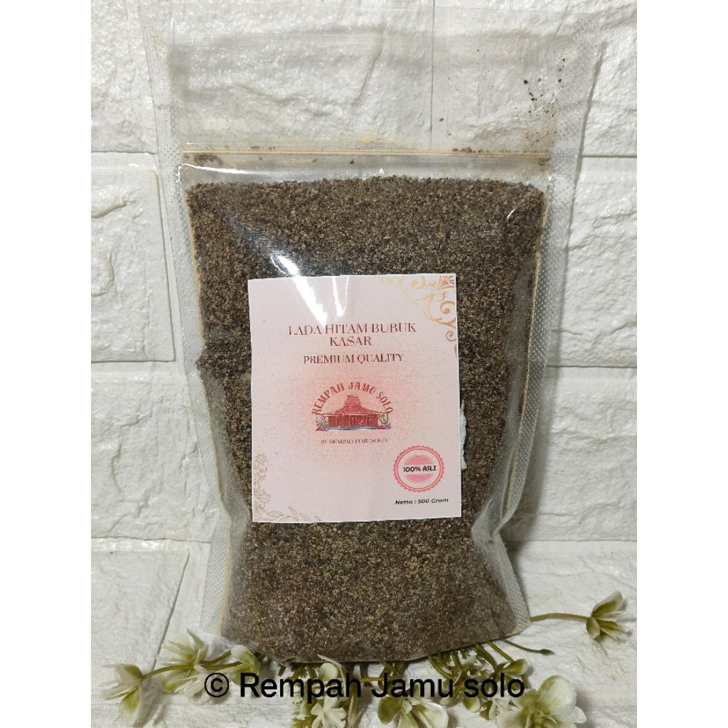 

LADA HITAM GILING KASAR Grade A Kemasan 500 Gr, 1 Kg