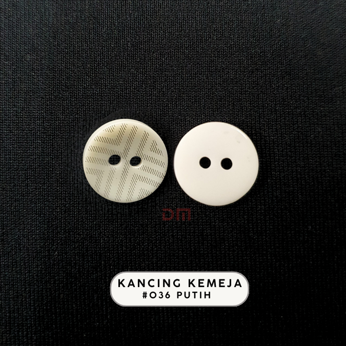 Kancing kemeja #036 lubang 4