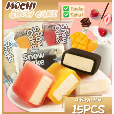

Mochi Snow Cake 4 Rasa Mix 15PCS Super Lembut