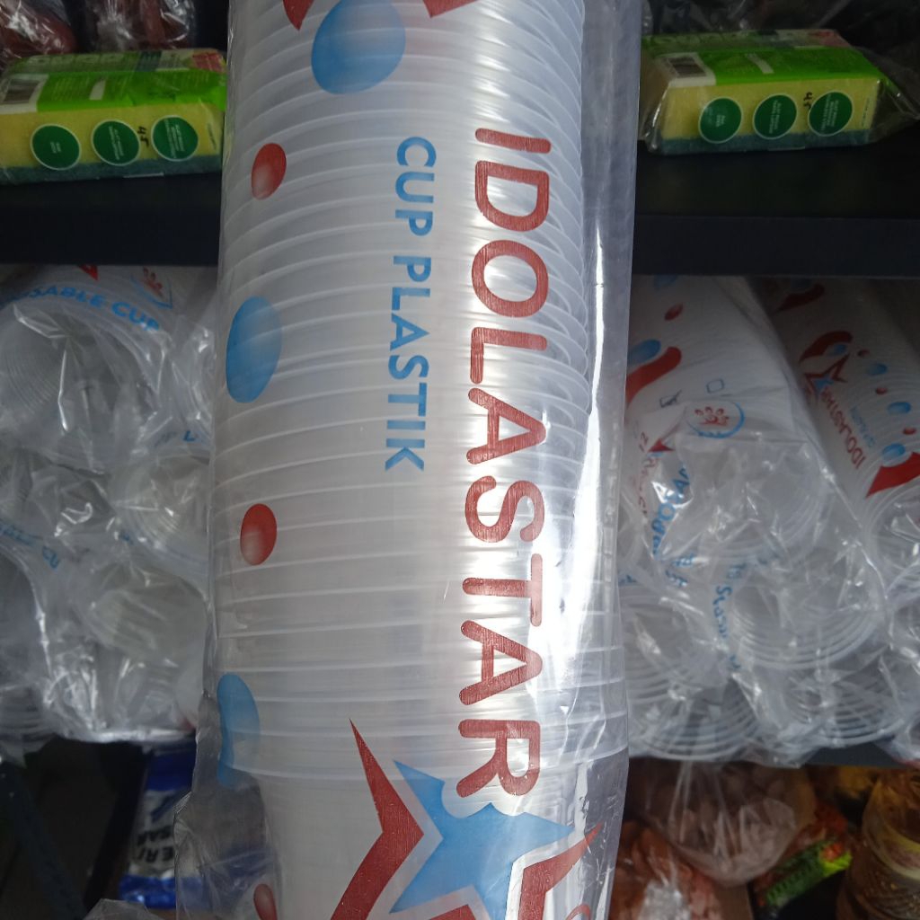 cup plastik gelas Idolastar
