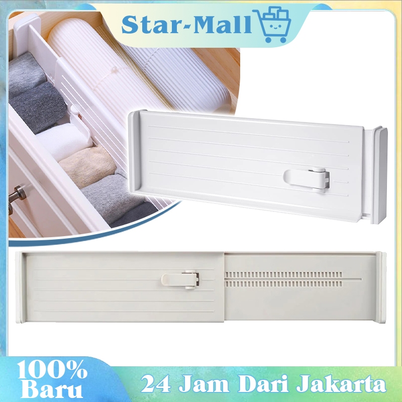 Meja Dapat Ditarik Laci Drawer Divider Serbaguna Kotak Penyimpanan Partisi Pembatas Laci