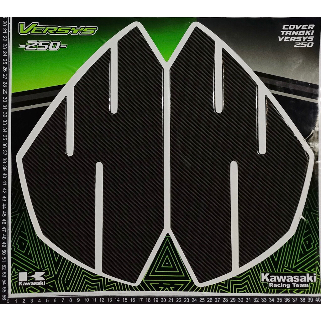 STICKER TIMBUL COVER TANKPAD SAMPING VERSYS 250