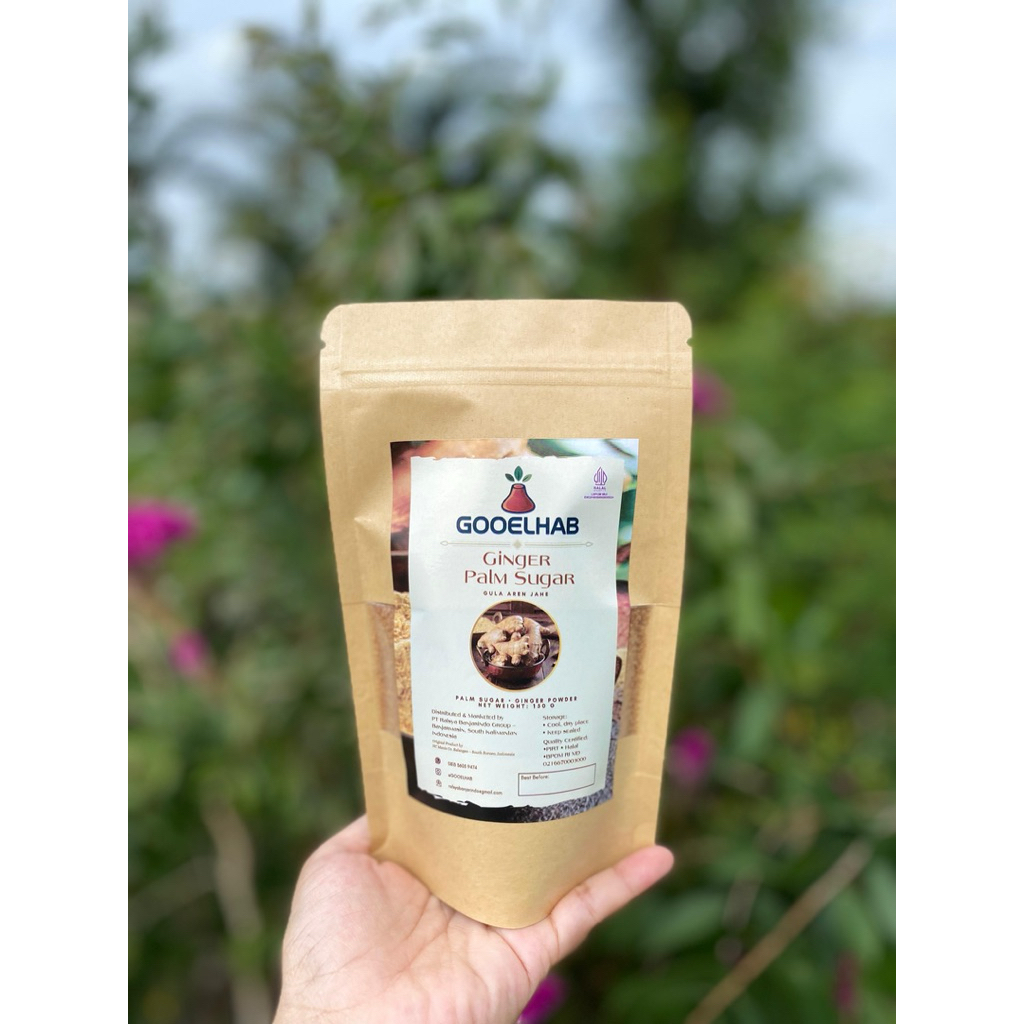 

Gula Aren Jahe 150gr Premium – Ginger Palm Sugar Asli Kalimantan, Minuman Herbal Sehat / Wedang Jahe Gula Habang Sehat GOOELHAB