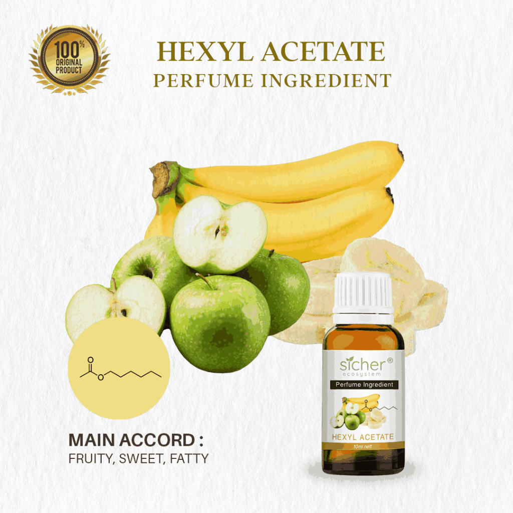 Sicher Natural Isolate Oil (Perfume Ingredient / RAW Material) Hexyl Acetate 10ml