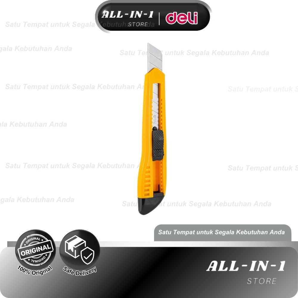 

Deli Cutter Besar - Mata pisau baja SK5 untuk memudahkan pemotongan dan aman E2003