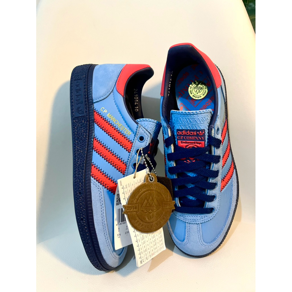 Adidas Manchester Spezial CP Company Biru Muda