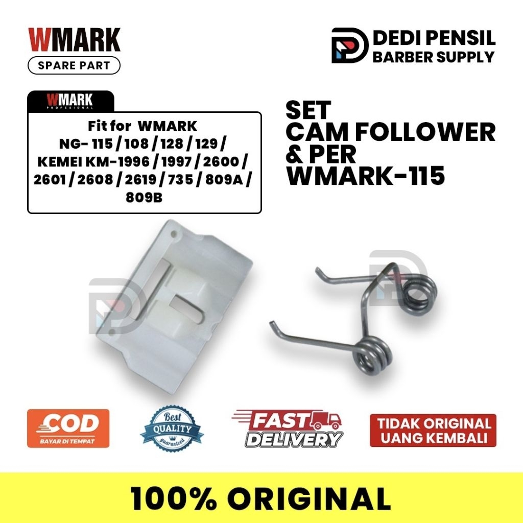 Set Per + Cam Follower WMARK NG-115 NG-108 NG-128 NG-129 KEMEI KM-1996 KM-1997 KM-2600 KM-2601 KM-26