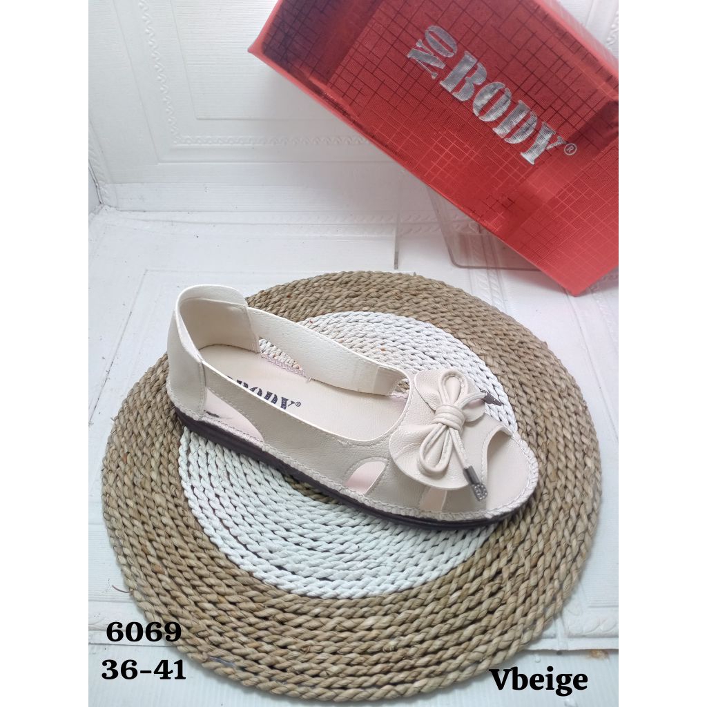 SEPATU FLAT IMPORT WANITA NO BODY 6069