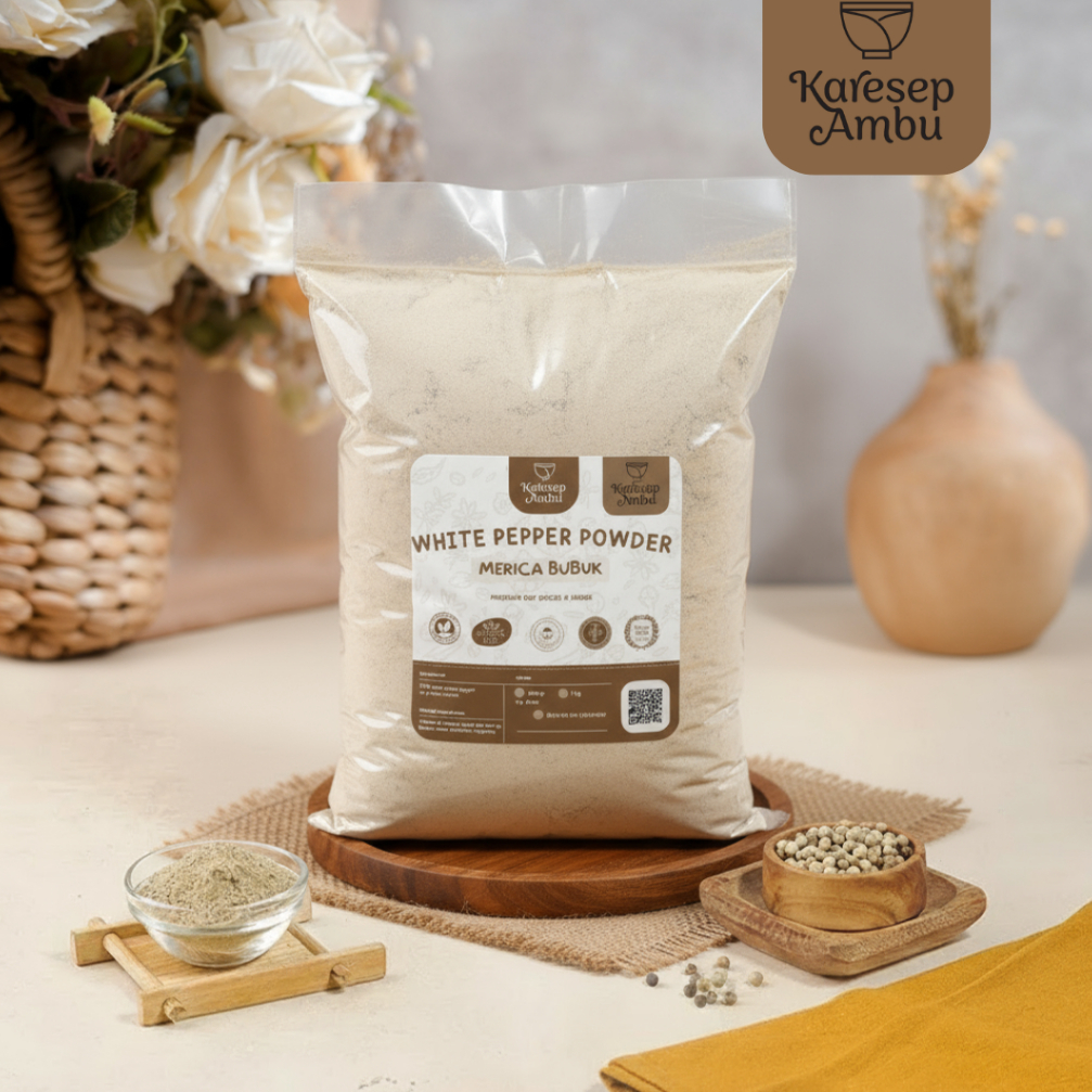 

Merica Bubuk 1 kg / Premium White Pepper Powder 1 kg