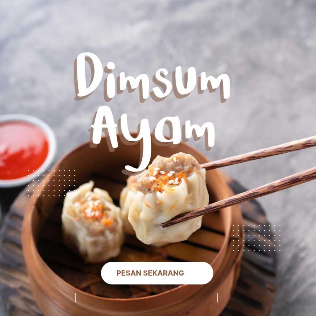 

DIMSUM AYAM ISI 20 PCS + CHILI OIL ENAK MURAH KEMASAN VAKUM