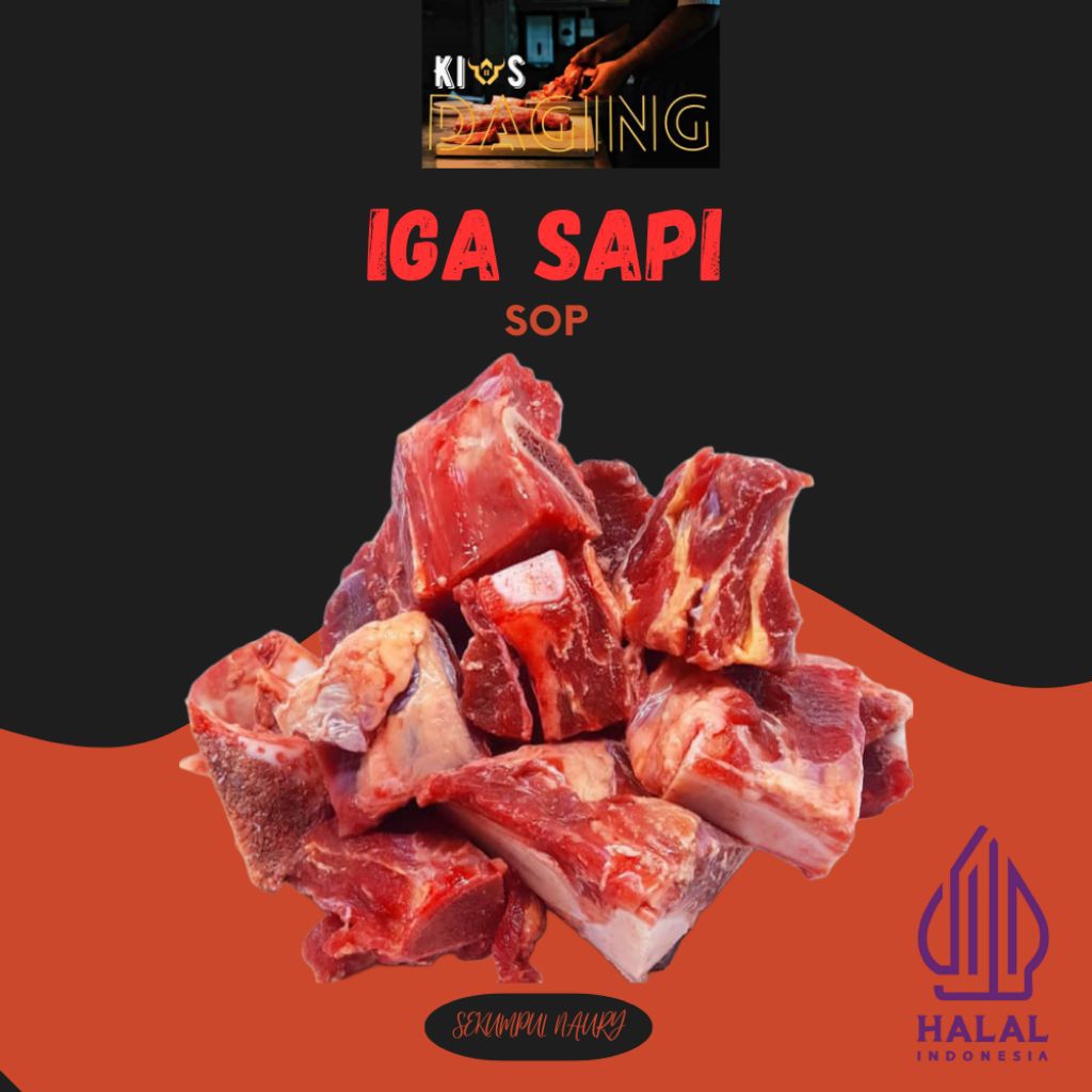 

IGA SAPI / BEEF SHORTRIBS / IGA SOUP LOKAL FRESH 500g
