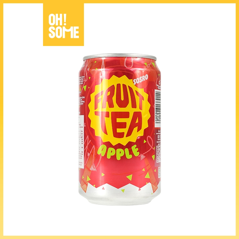 

OHSOME - Fruit Tea Apple Flavor Minuman Teh Kaleng Rasa Apel