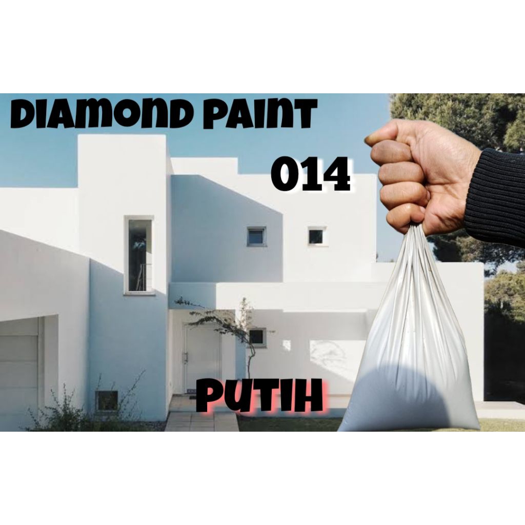 CAT Tembok PUTIH Standar Kiloan Diamond Paint
