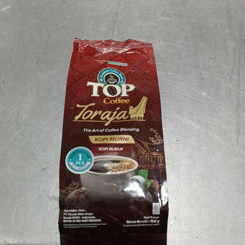 

Top coffe Toraja 158g