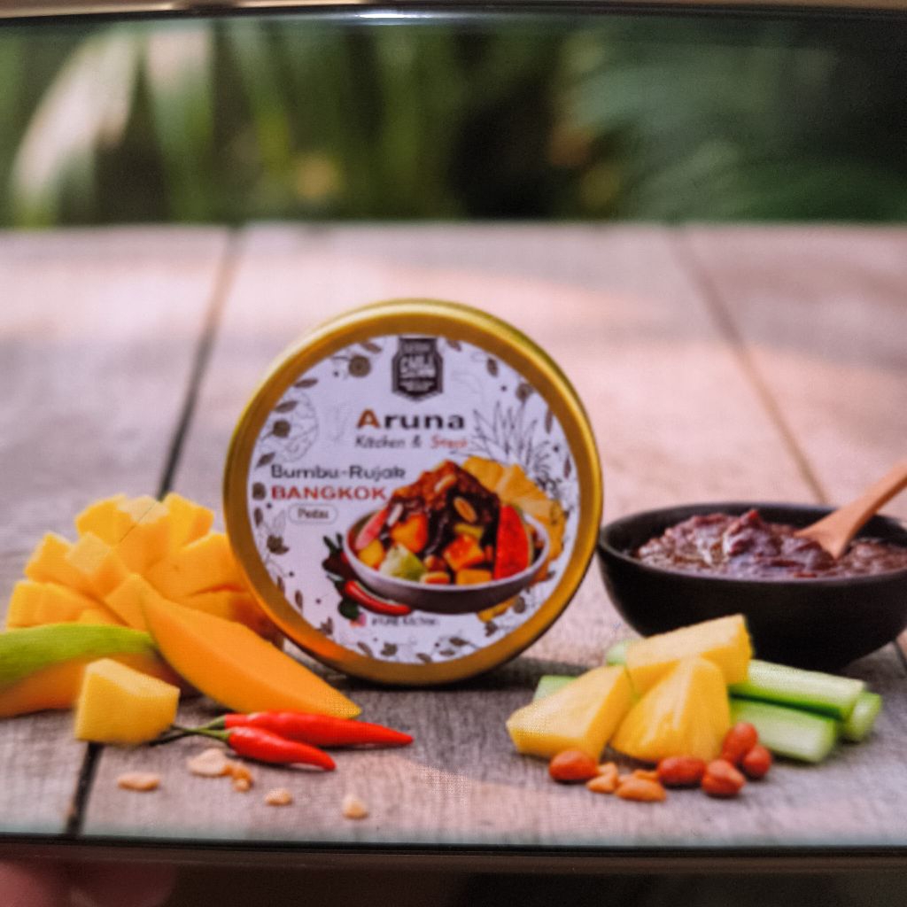 

Bumbu / Garam Rujak Bangkok Home made. Pedas Manis Asin