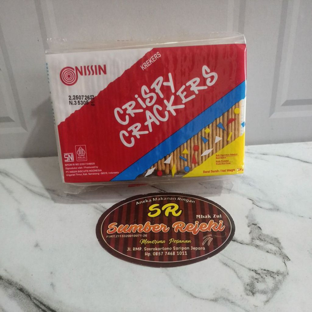 

NISSIN CRISPY CRACKERS BERAT 250GRAM