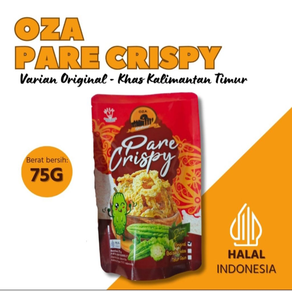 

OZA Pare Crispy | Keripik Pare Renyah Gurih | Cemilan Sehat Kekinian